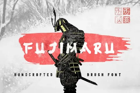 Fujimaru Brush font