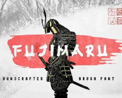 Fujimaru Brush font