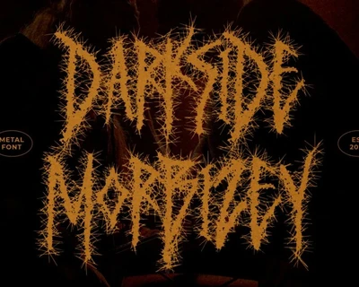 Darkside Morbizey font