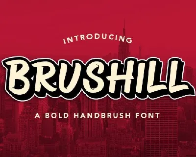 Brushill font