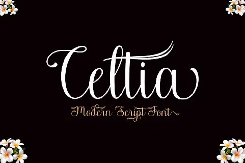 Celtia Script font