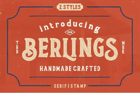 Berlingsdemo font