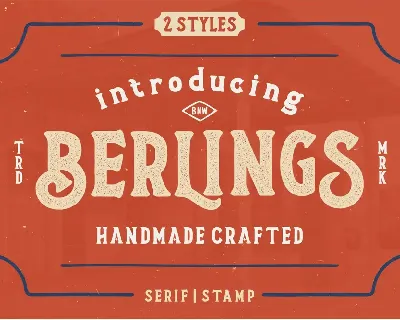 Berlingsdemo font