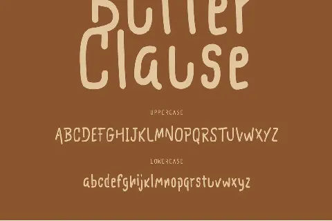 Butter Claus - Demo font