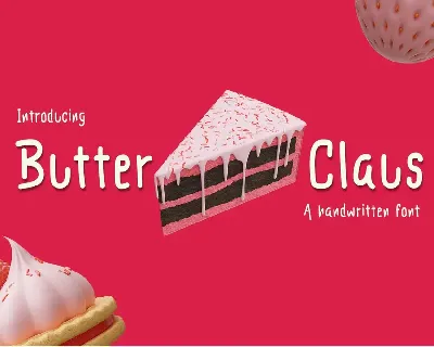 Butter Claus - Demo font