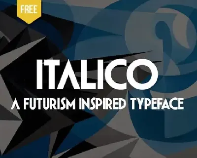 Italico Sans Serif font