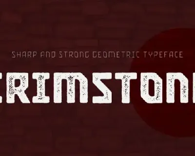 Crimstone Display font