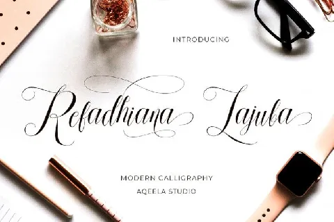 Refadhiana Lajuba font