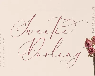 Sweetie Darling font