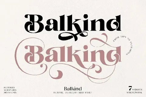 Balkind font