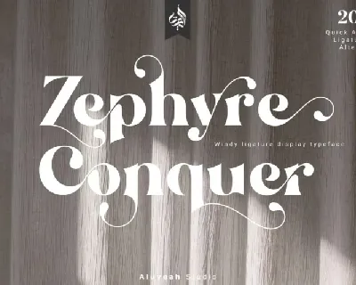 Zephyre Conquer font