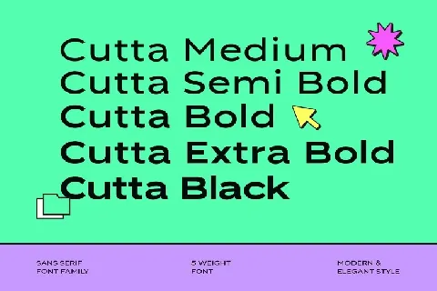 Cutta Family font