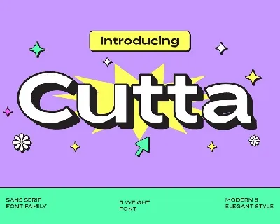 Cutta Family font