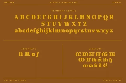 Mordela font