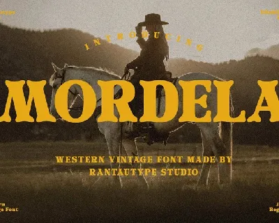 Mordela font