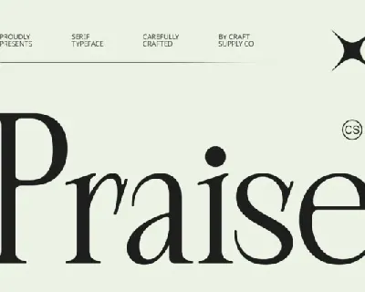 CS Praise font