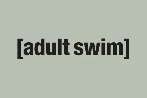 Adult Swim font