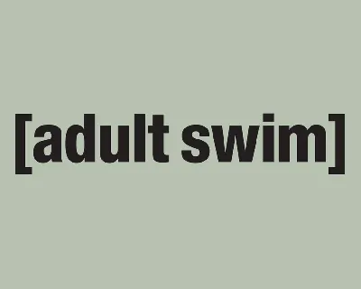 Adult Swim font