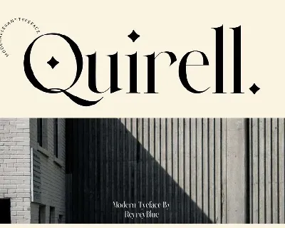 Quirell font