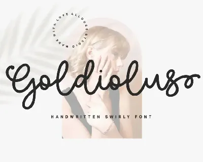 Goldiolus Demo font