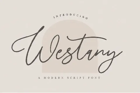 Westany font