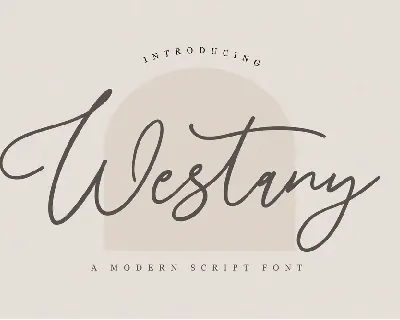 Westany font