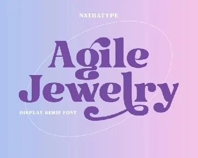 Agile Jewelry font