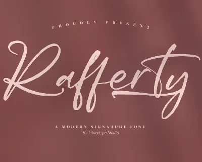 Rafferty font