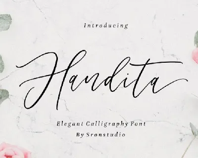 Handita Calligraphy font
