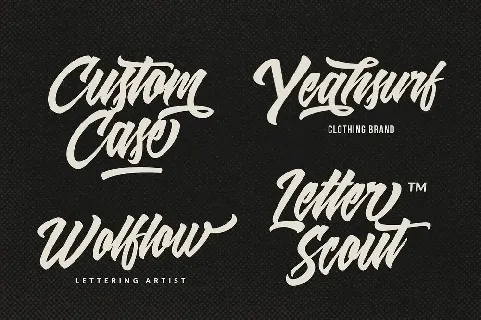 Shanders Script font