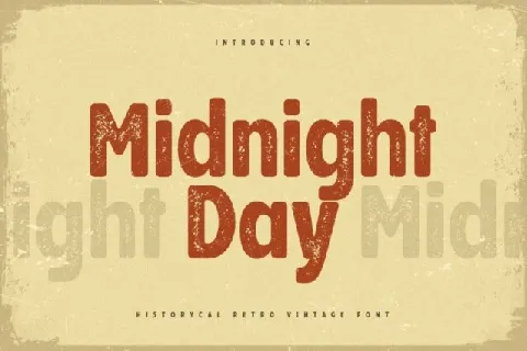 Midnight Day font