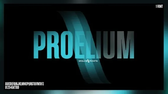 Proelium font