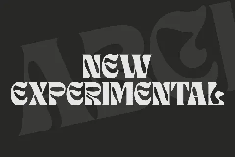 NEW EXPERIMENTAL font