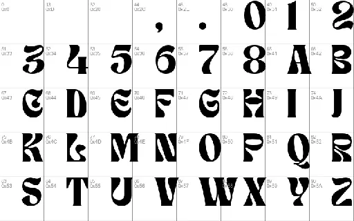 NEW EXPERIMENTAL font