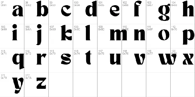 NEW EXPERIMENTAL font