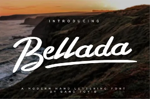 Bellada Script Free font
