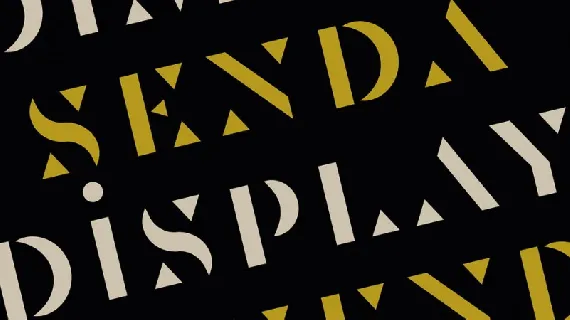 Senda Typeface font