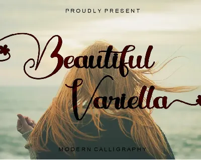 Beautiful Variella font