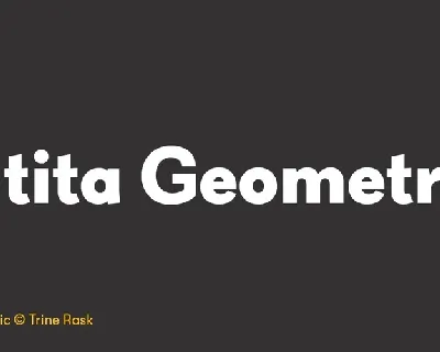 Matita Geometric font