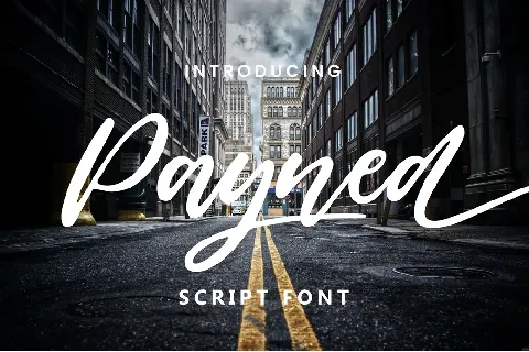 Payned font