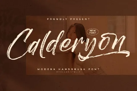 Calderyon font