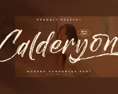 Calderyon font