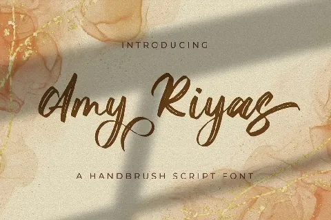Amy Riyas font