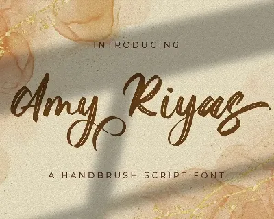 Amy Riyas font