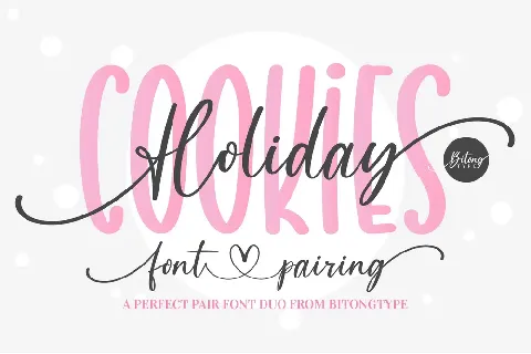 Holiday Cookies font