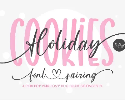 Holiday Cookies font