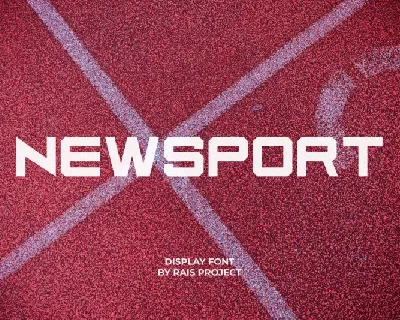 Newsport font