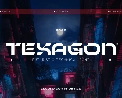 SS Texagon font