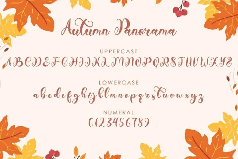 Autumn Panorama font