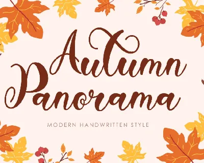 Autumn Panorama font